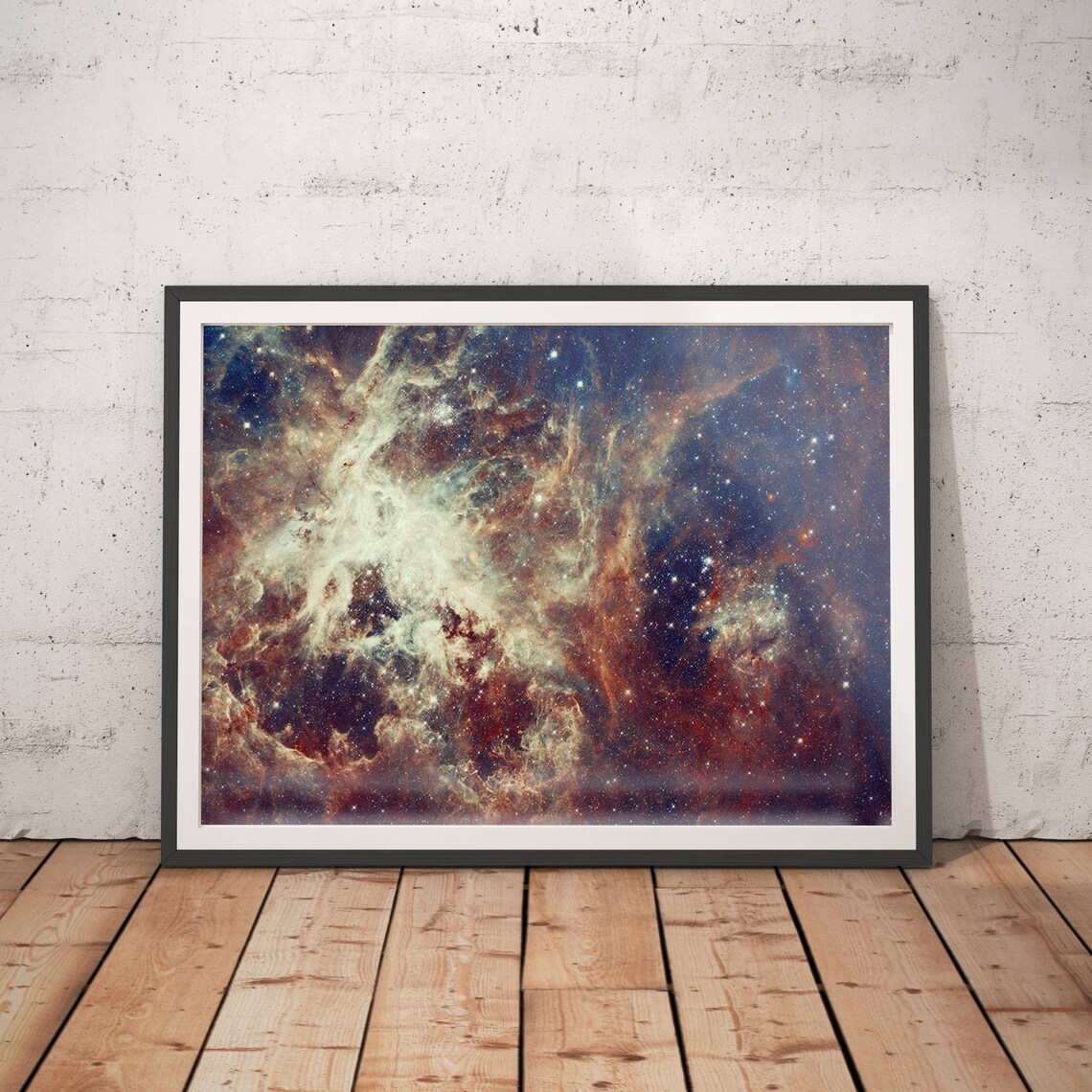 Hubble Telescope Space Poster, Haunting Nebula