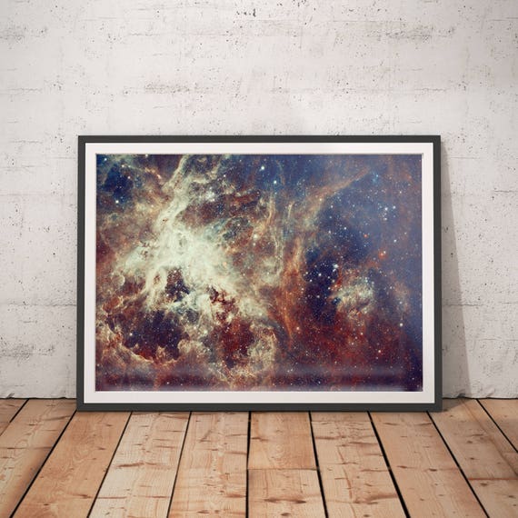 Hubble Telescope Space Poster, Haunting Nebula