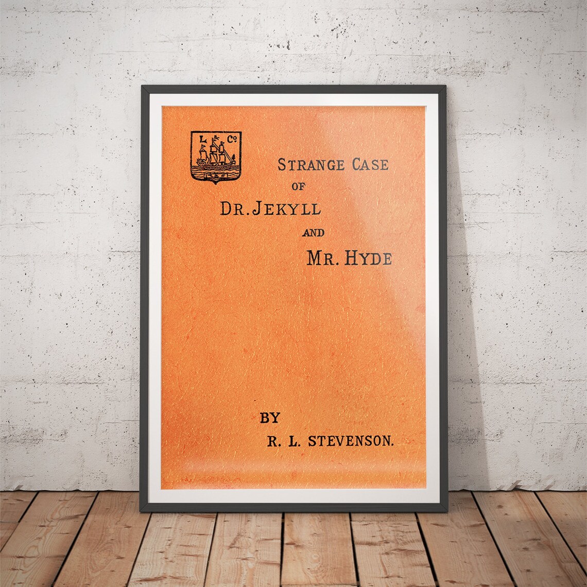 Jekyll And Hyde Literary Poster Art Print