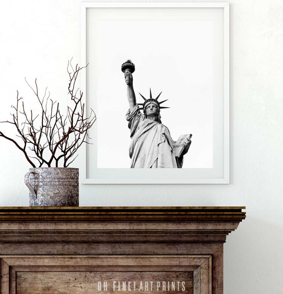Statue Of Liberty New York City Travel Poster - Image 3