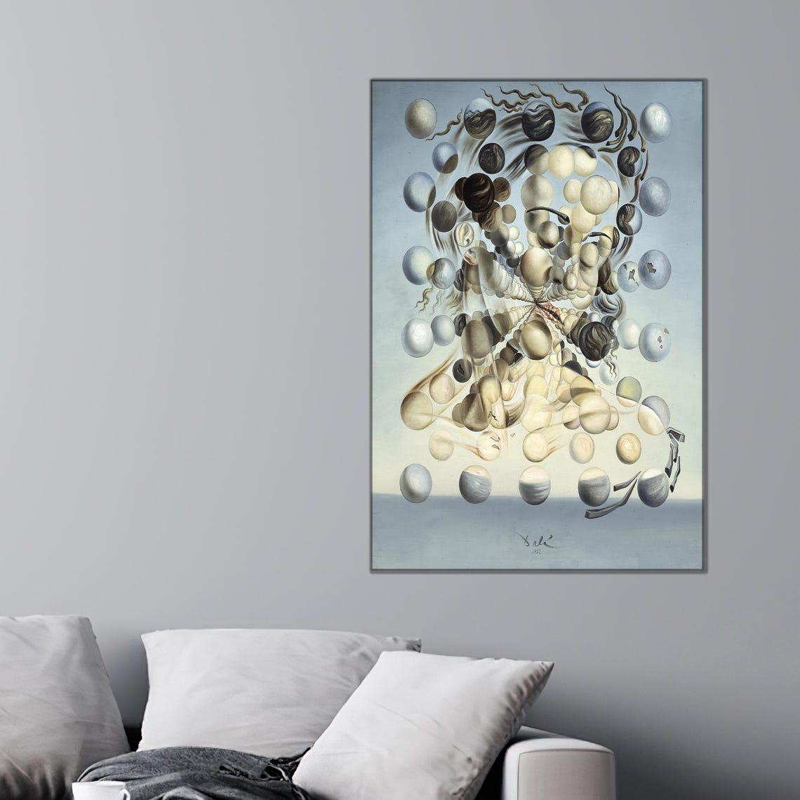 Dali Gala Placidia Portrait Art Print