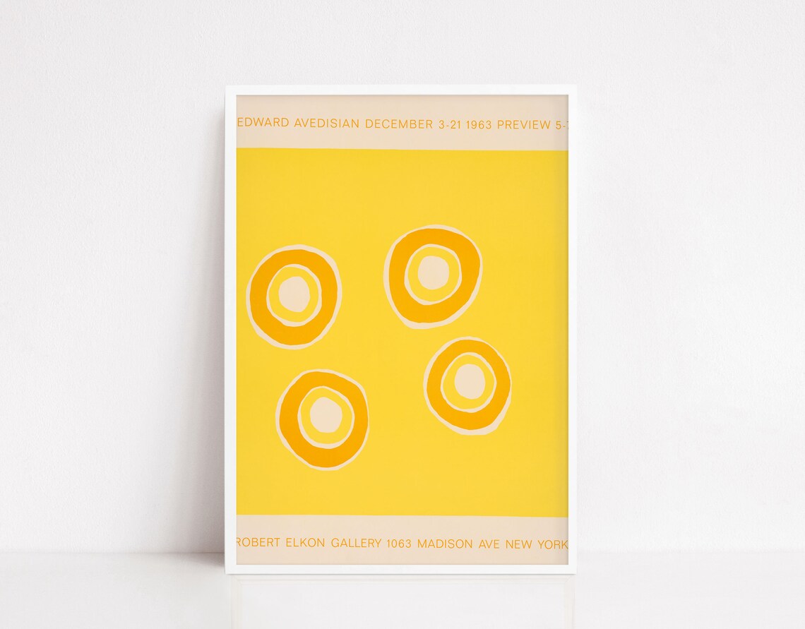 Edward Avedisian Vintage Poster, Art Print