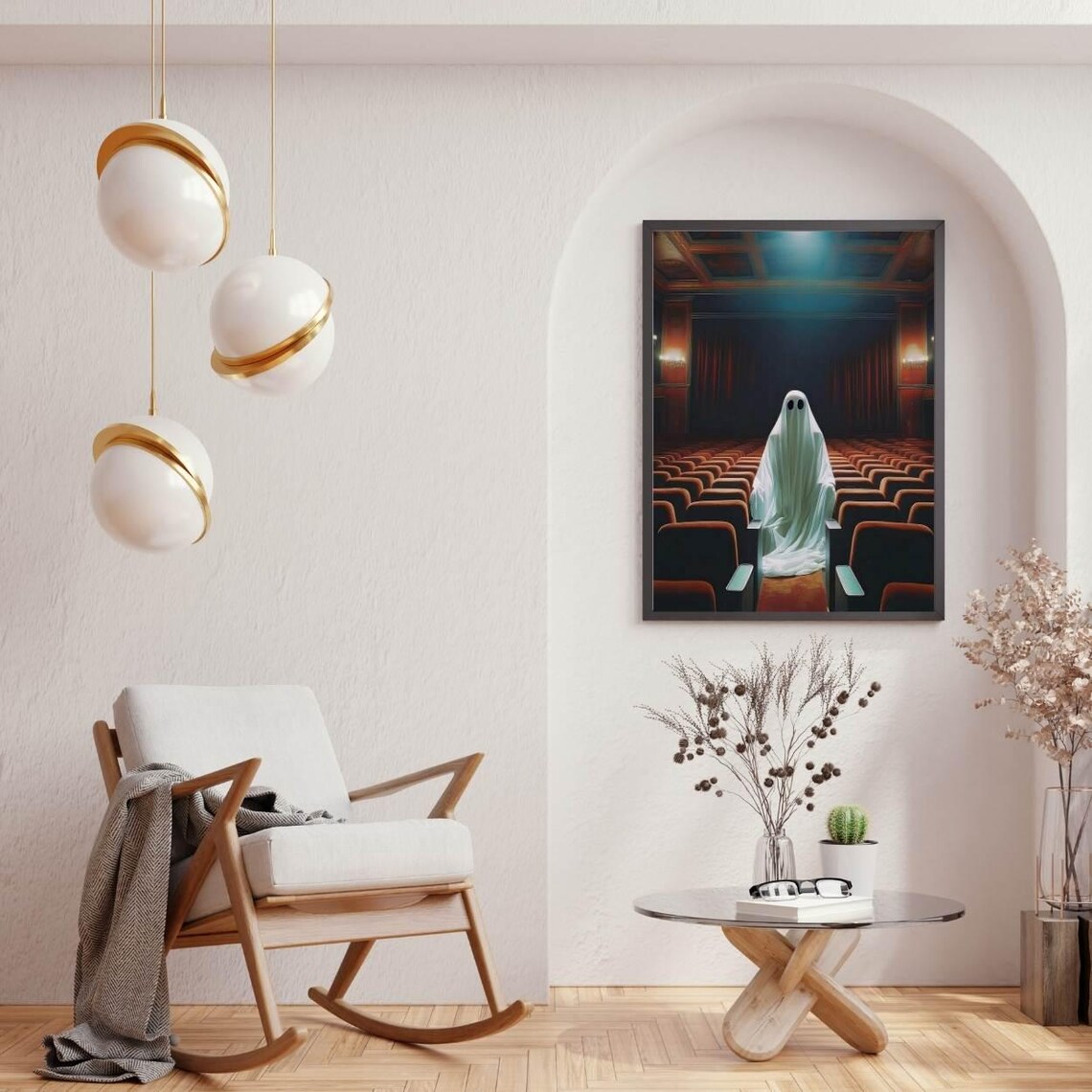 The Lone Phantom - Eerie Gothic Horror Art Print - Image 3