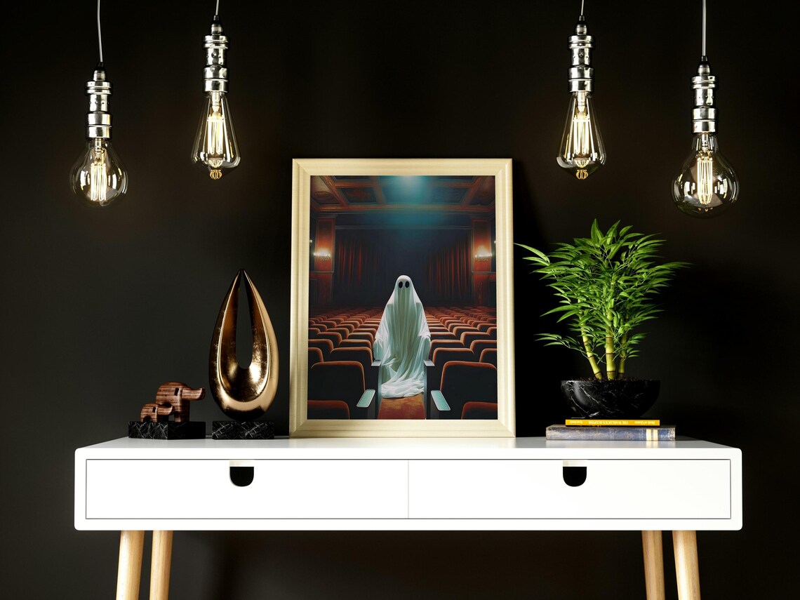 The Lone Phantom - Eerie Gothic Horror Art Print - Image 5