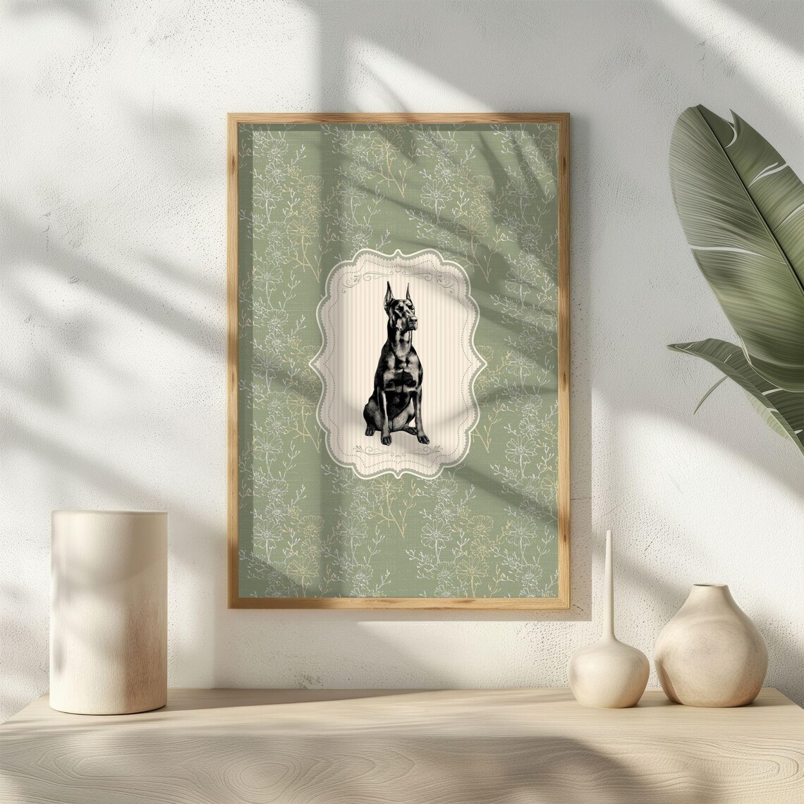 Vintage Doberman Art Print, Nursery Decor - Image 4