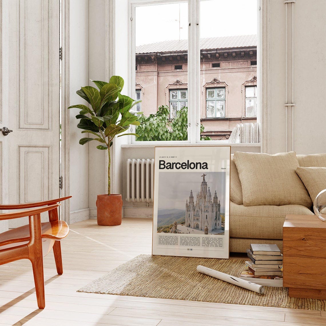 Barcelona Poster Barcelona Print Barcelona Wall Art Barcelona Gift Barcelona Travel Poster Barcelona Photo Spain Print Spain Poster - Image 4