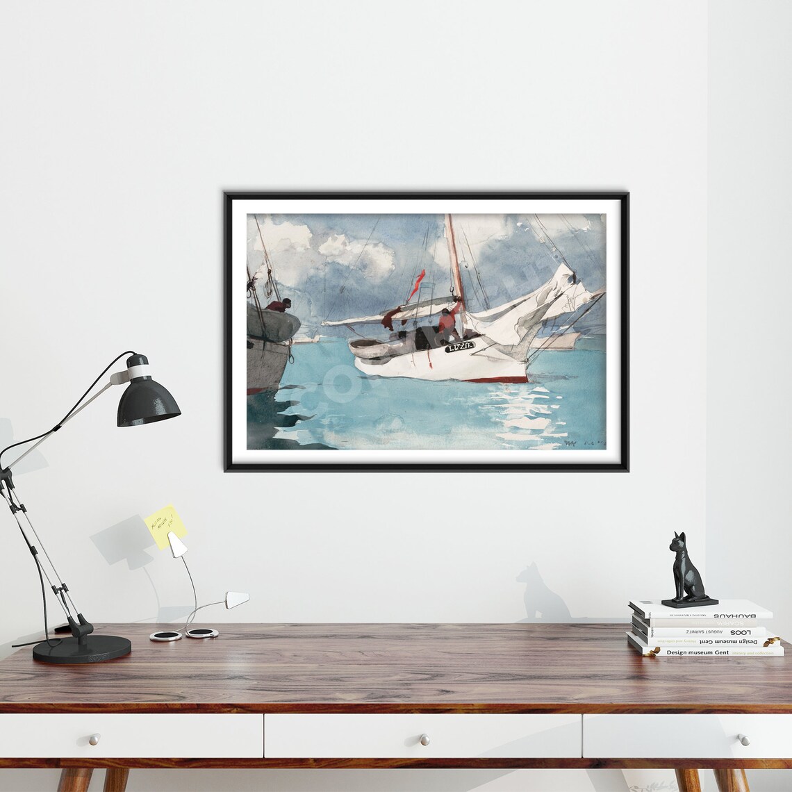 Winslow Homer Fishing Boats Key West 1903 Art Print - Image 4