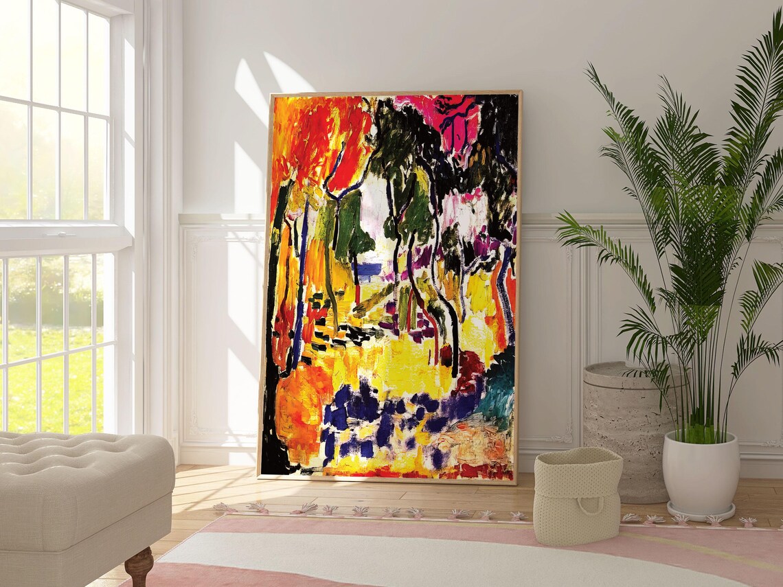 Henri Matisse Collioure Countryside Fauvist Autumn Trees Painting Poster - Image 4
