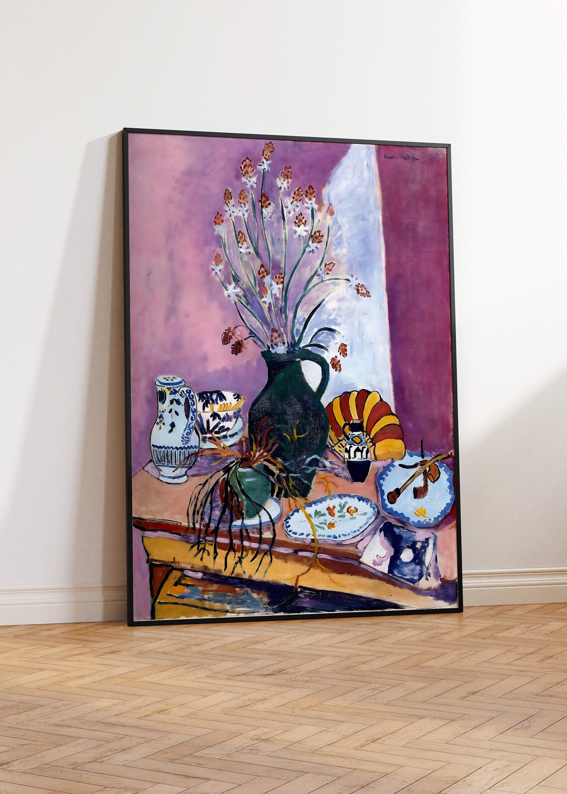 Henri Matisse Still Life With Asphodels Floral Painting Poster - Image 2
