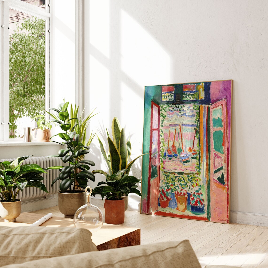 Henri Matisse The Open Window, Modern Poster Print - Image 4