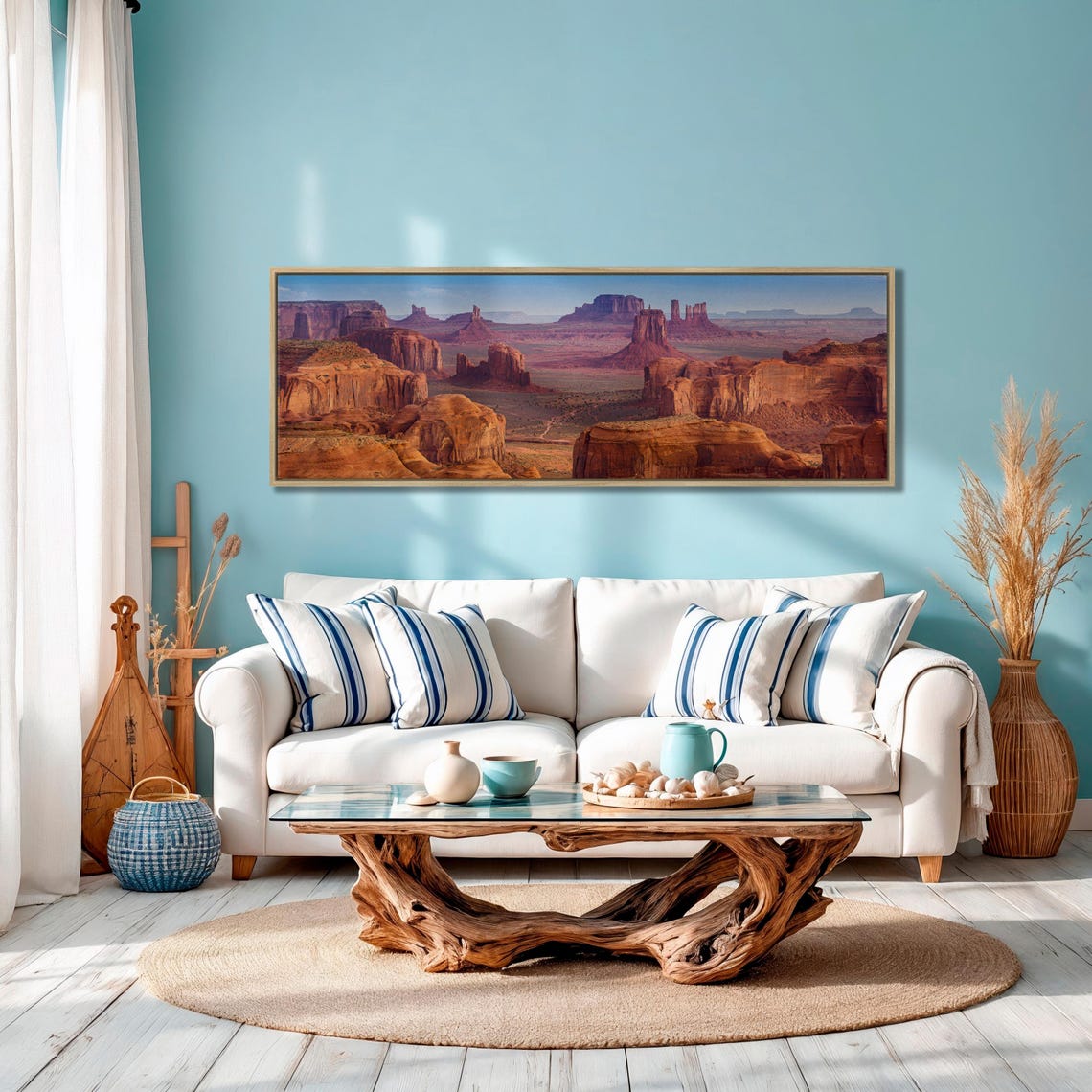 Monument Valley Desert Buttes Arizona Tribal Park Triptych Poster - Image 5