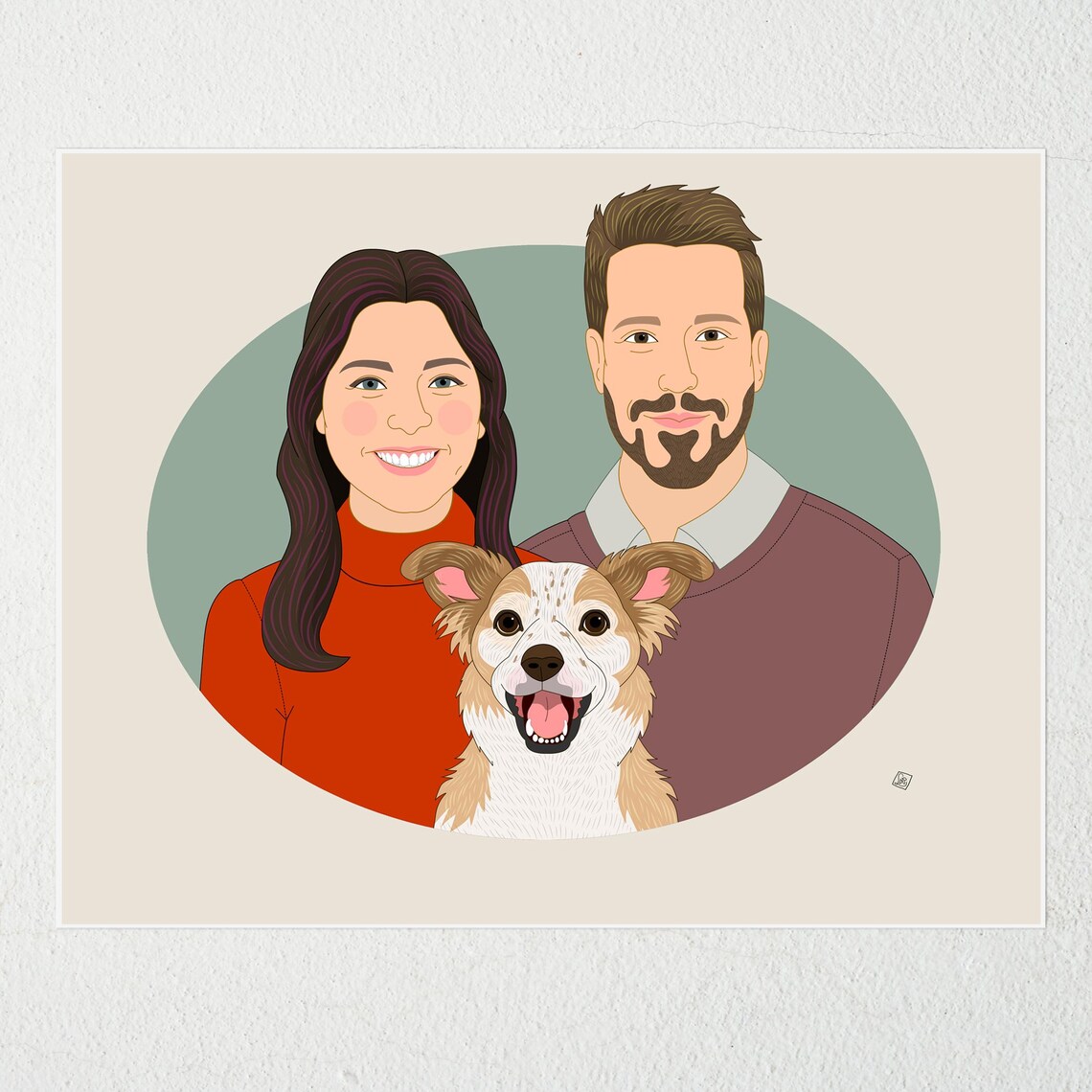Couples Portrait With Pets, Gift Certificate - Image 5
