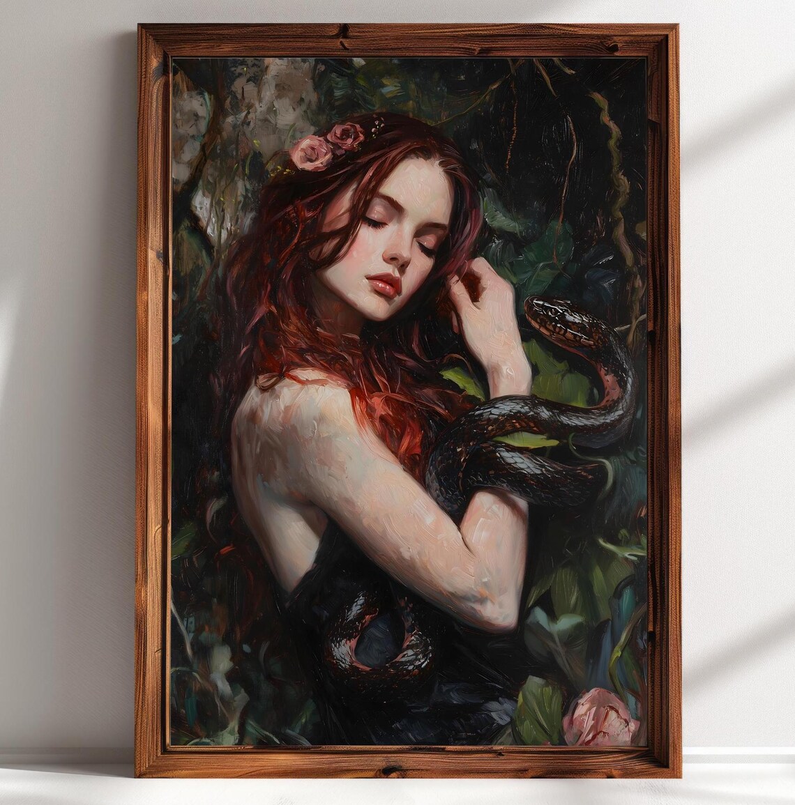 Lilith Dark Academia Gothic Serpent Art Print - Image 2
