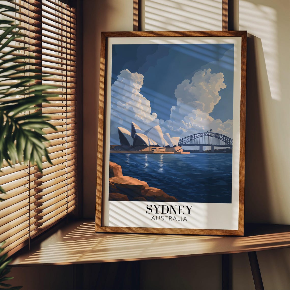 Sydney Harbour Opera House Bridge Daytime Skyline Travel Poster - Image 4