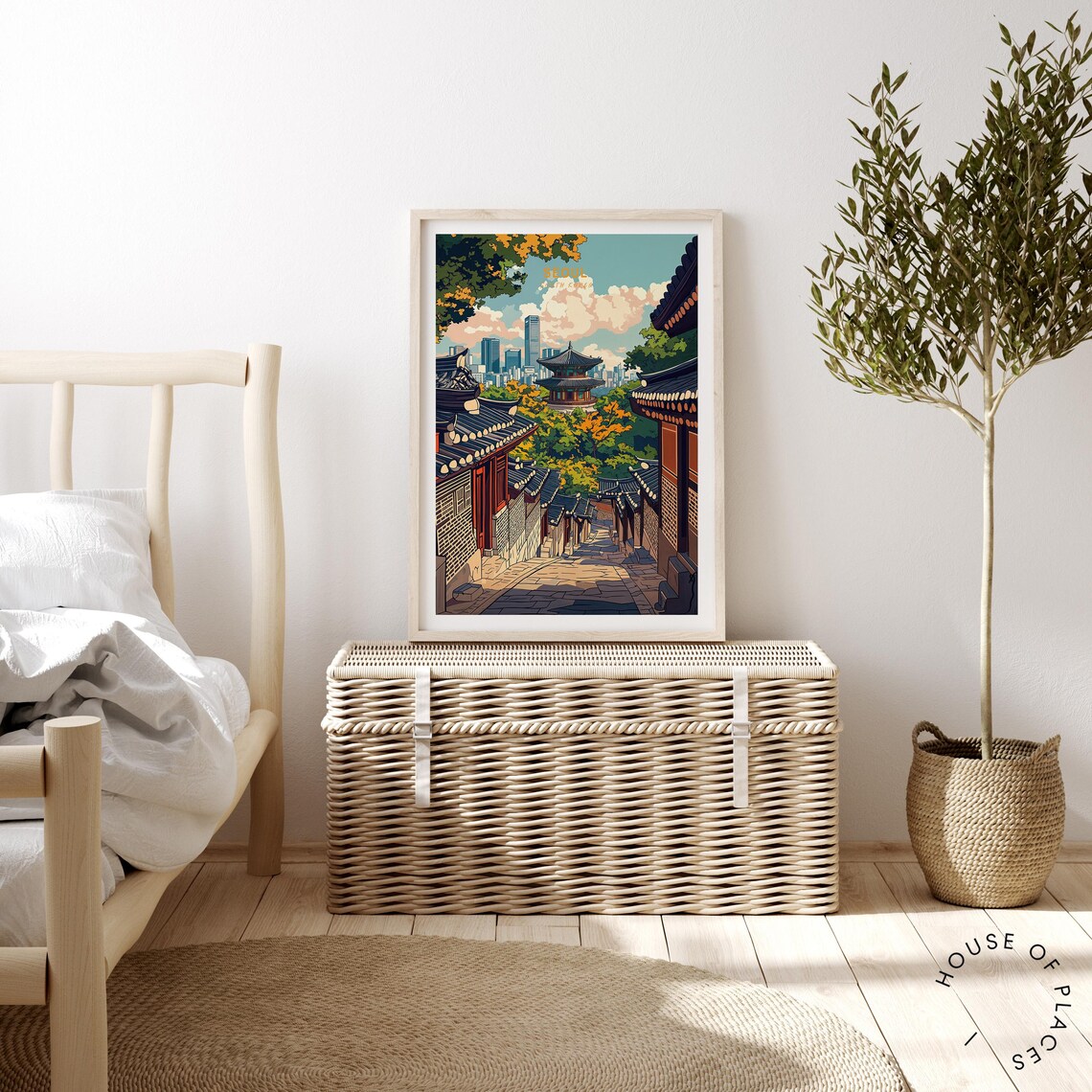 Seoul South Korea Travel Poster, Asia Wall Art Print - Image 4