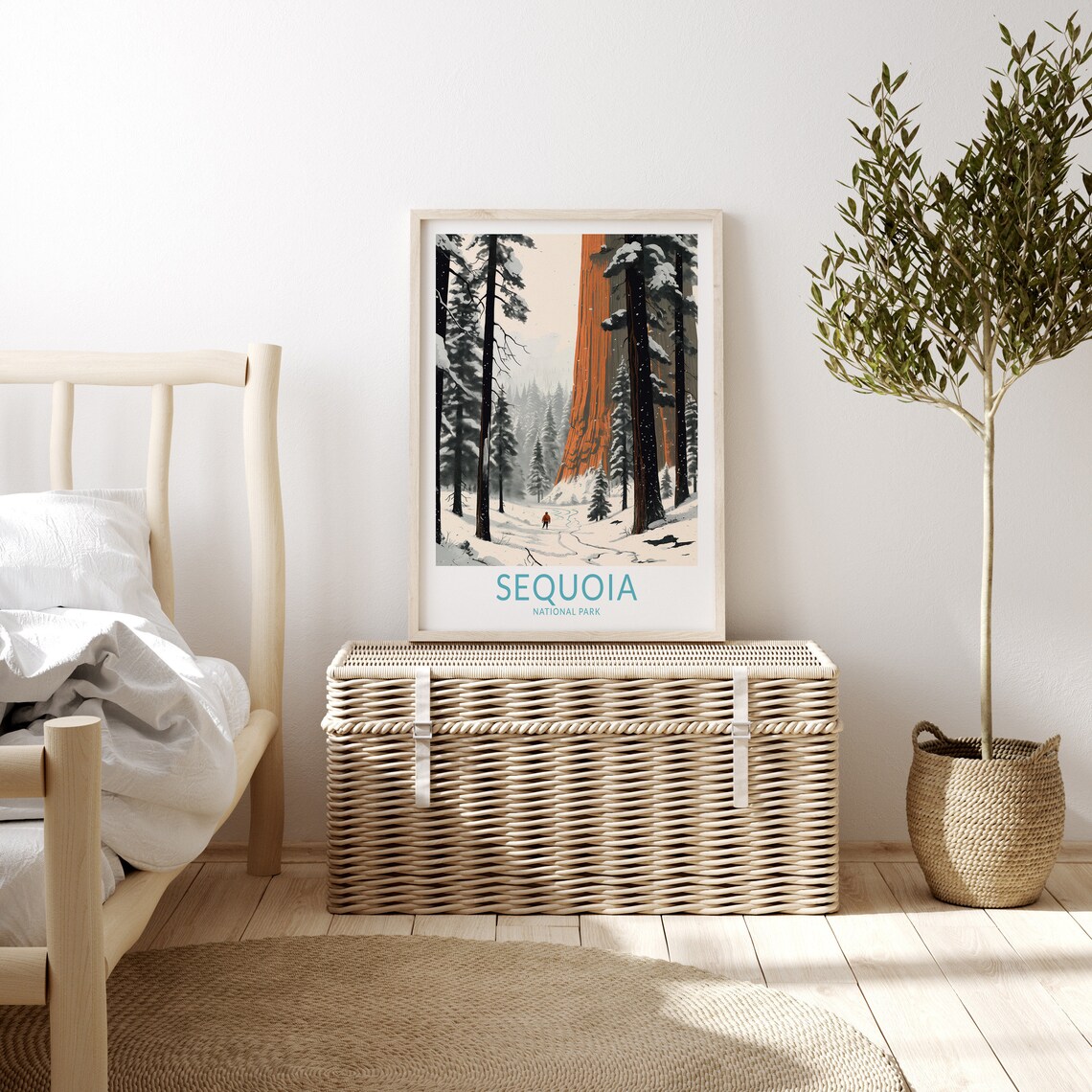 Sequoia National Parks Travel Poster, Travel Poster - Image 3