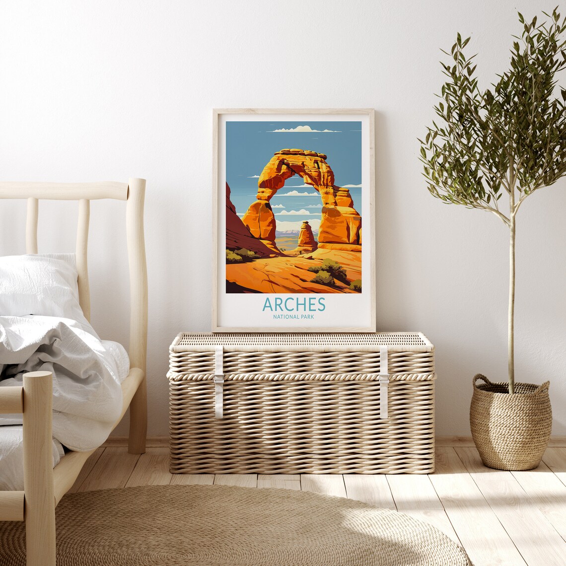 Arches National Park Travel Poster, Utah Landscape - Image 3