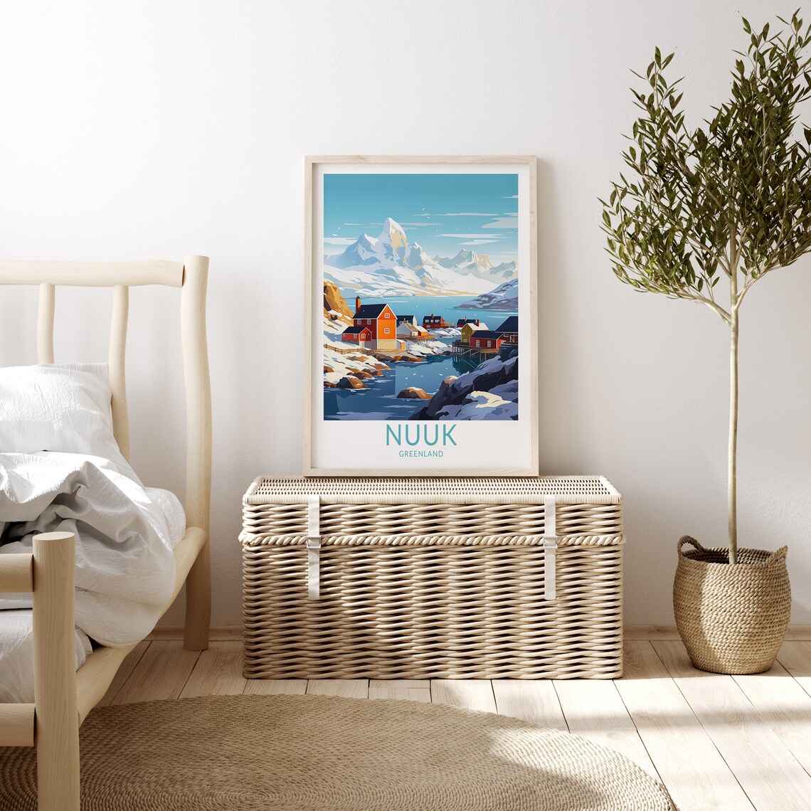 Nuuk Greenland Travel Poster, Visit Nuuk Greenland - Image 3