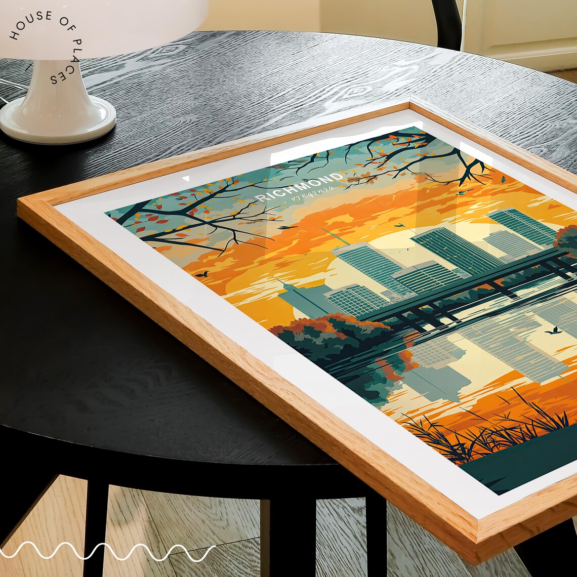 Richmond Virginia Poster Richmond City Wall Art Virginia Richmond Travel Print City Personalised Gifts Home Decor - Image 3