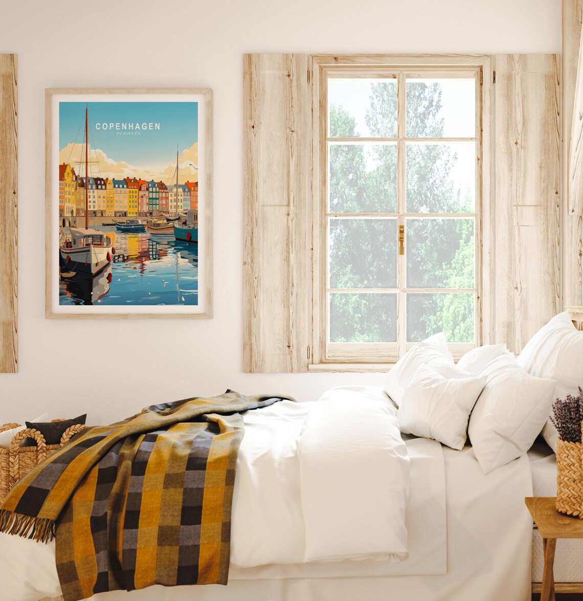 Copenhagen, Denmark Custom Travel Poster Print - Image 2