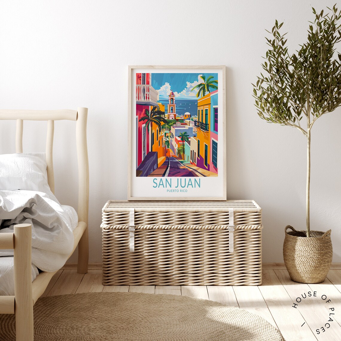 San Juan Puerto Rico Travel Poster, City Wall Art - Image 4