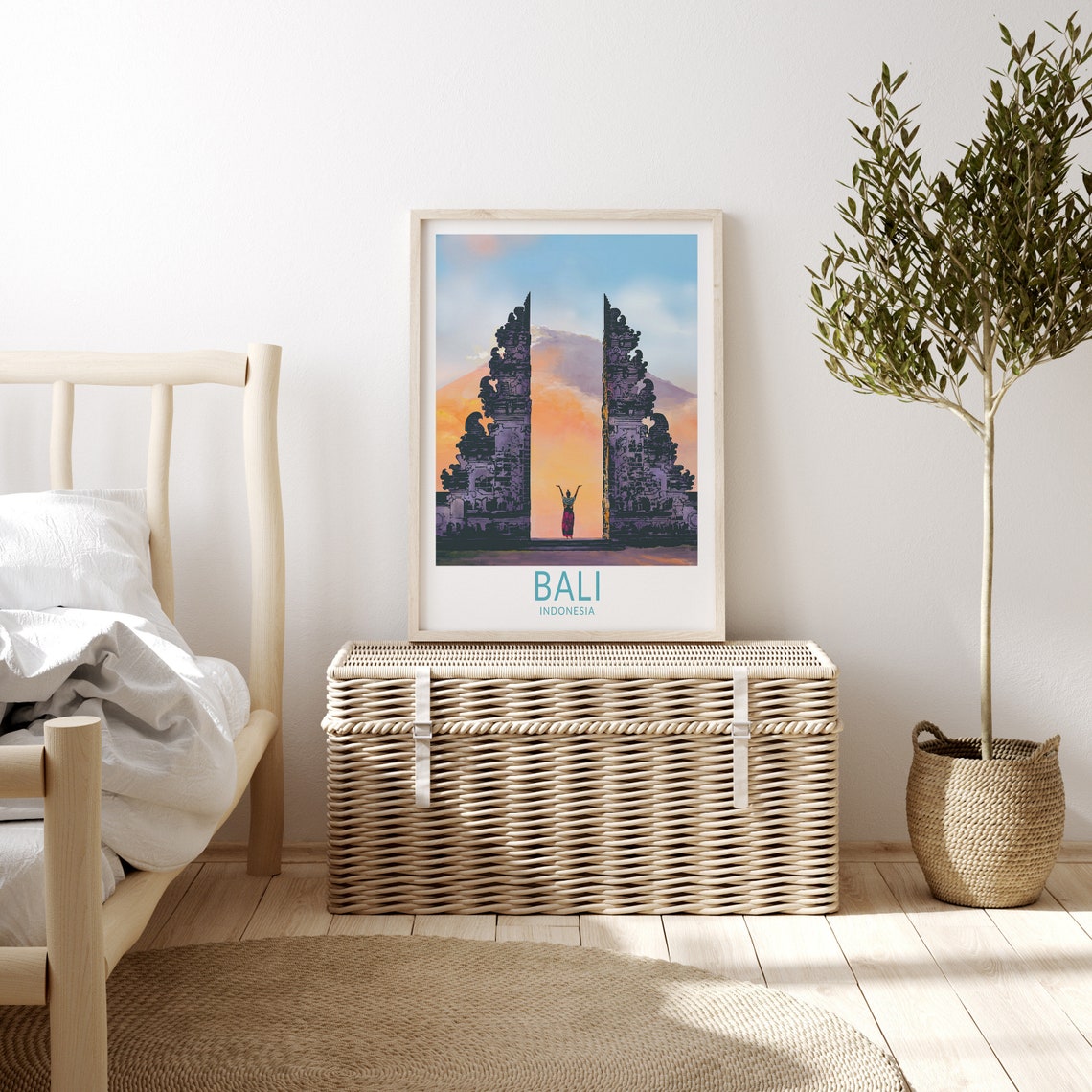 Bali Indonesia Travel Poster Wall Art Bali Indonesia Poster Indonesia Wall Art Bali Travel Print Travel Gift Birthday Gifts - Image 3