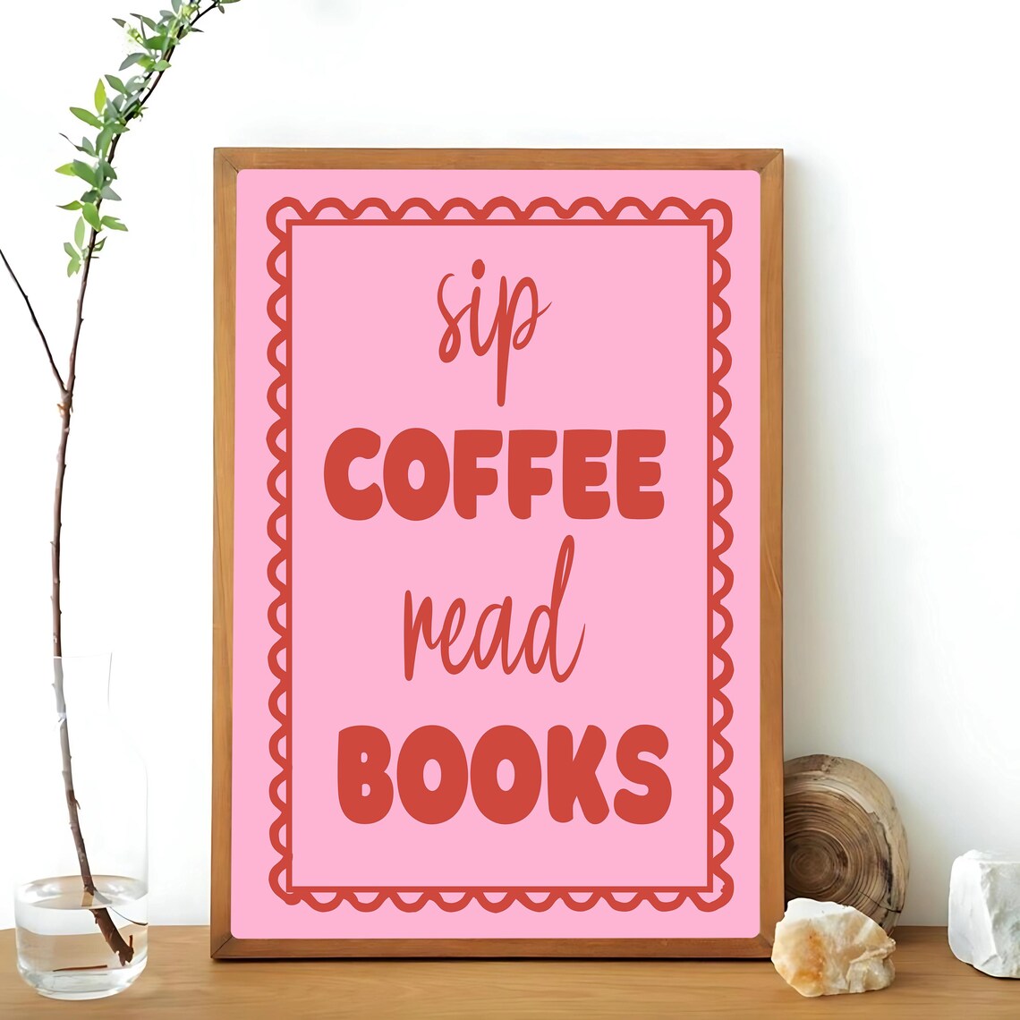Sip Coffee Read Books, Retro Reader Gift - Image 3