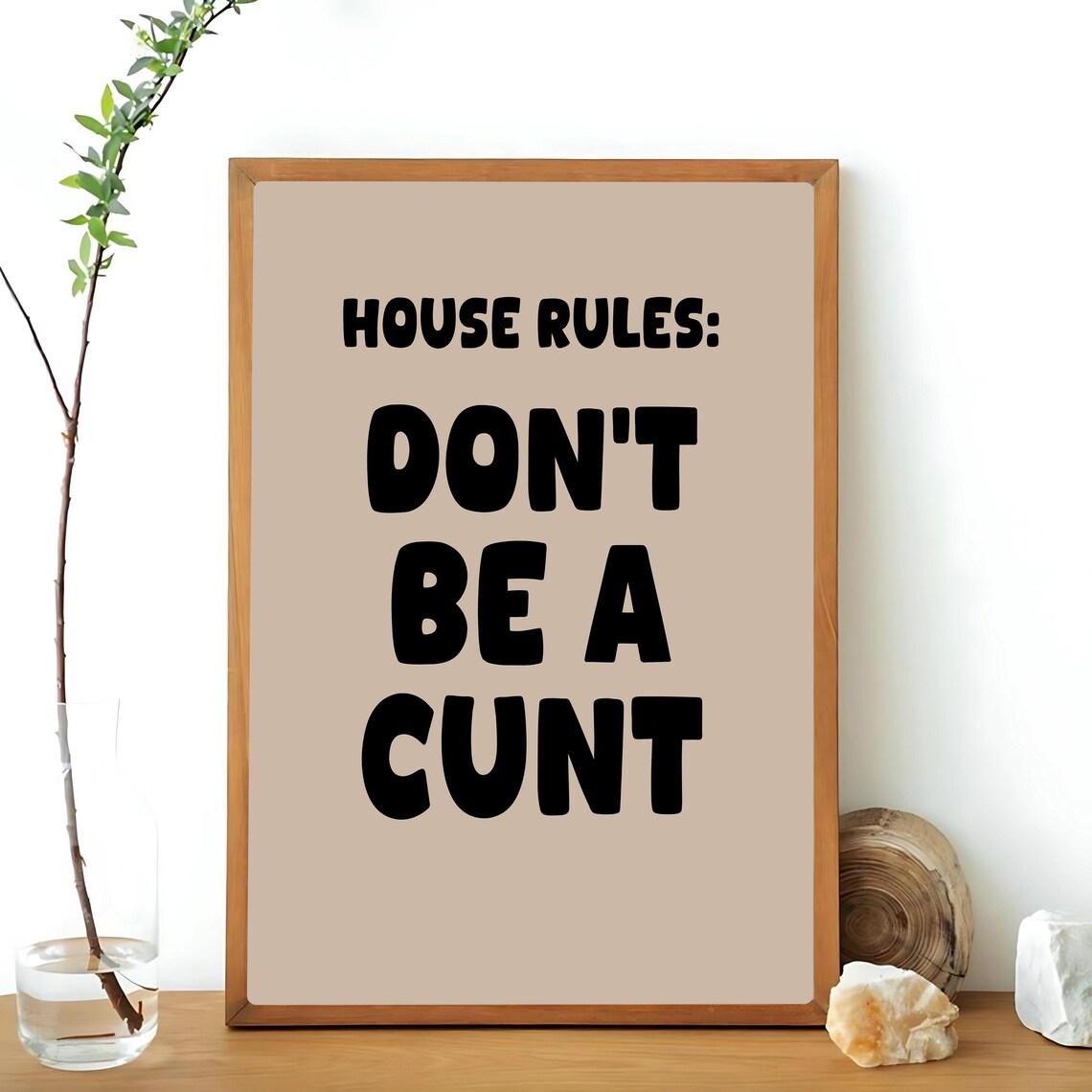 CNT Funny Typography Poster, Snarky Saying - Image 3
