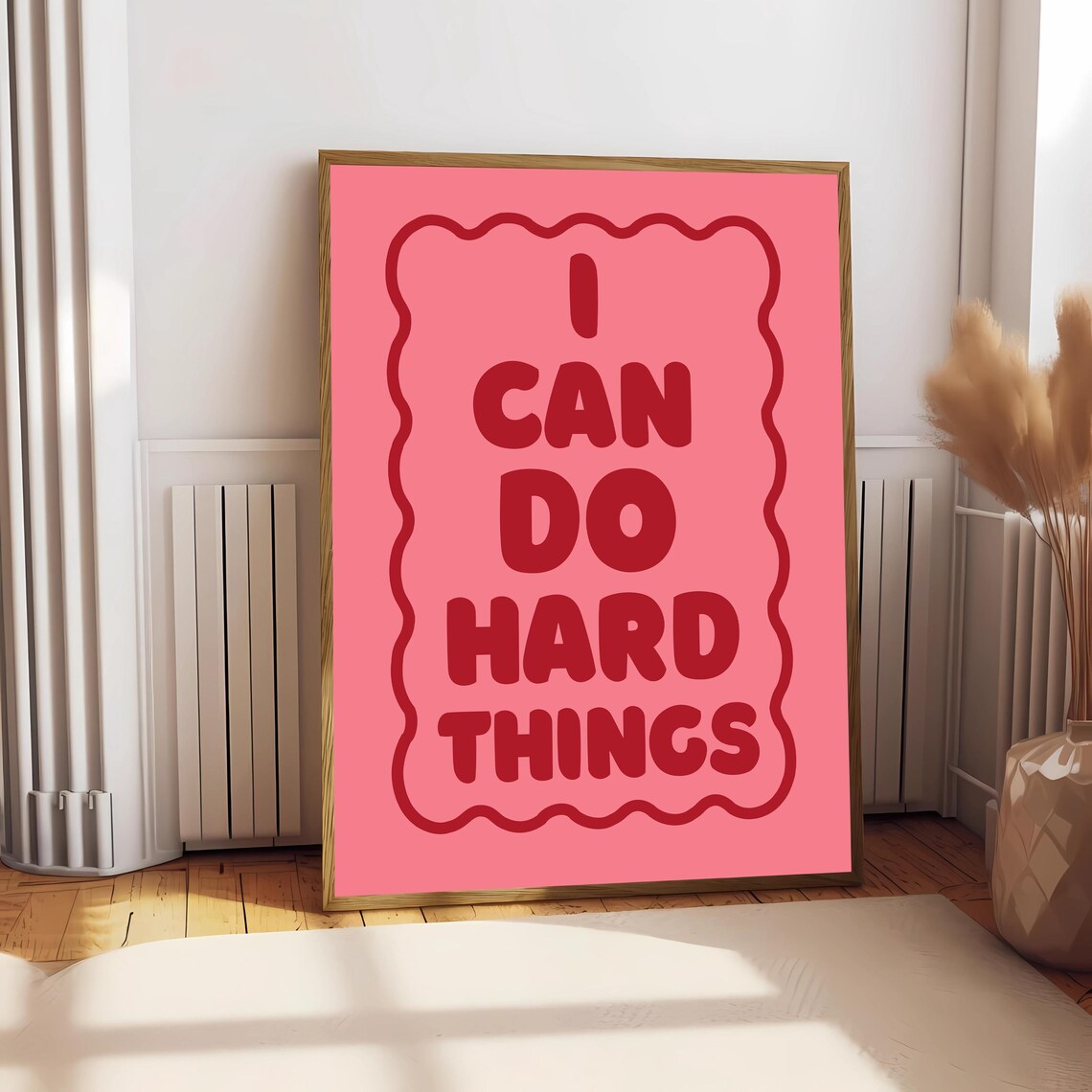 I Can Do Hard Things Art Print, Daily Affirmation