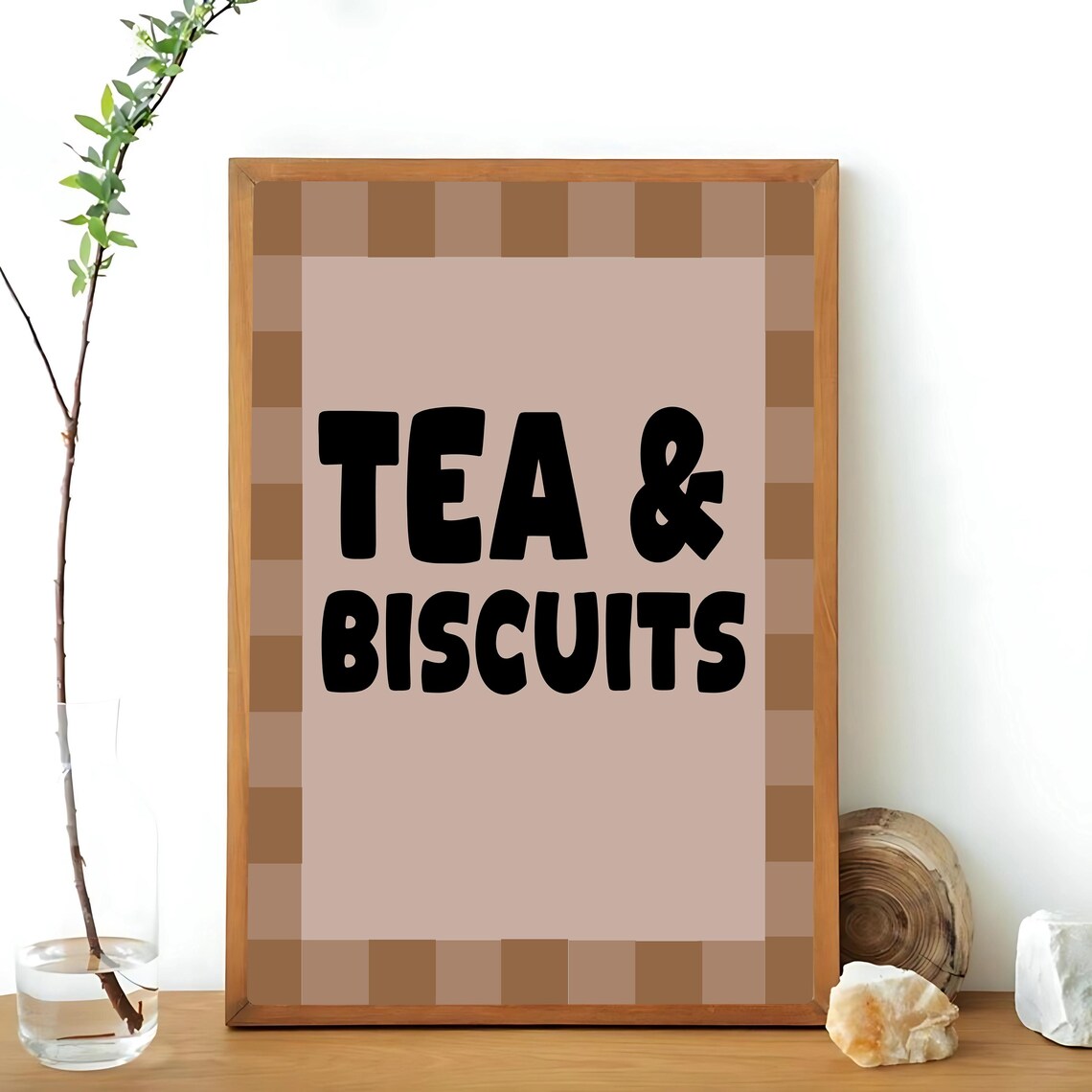Tea And Biscuits, Cozy Autumn Kitchen Art - Image 3