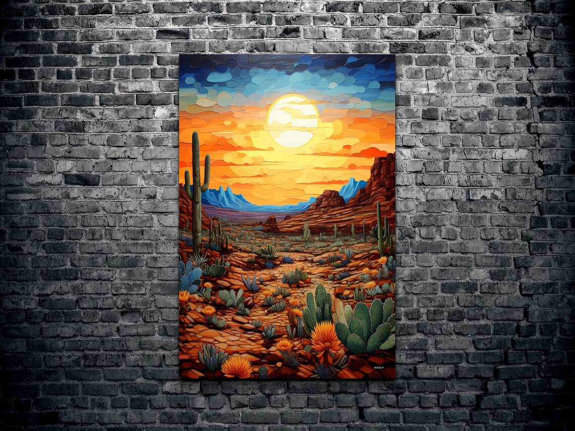 Southwestern Boho Desert Art, Arizona New Mexico Texas - Image 2
