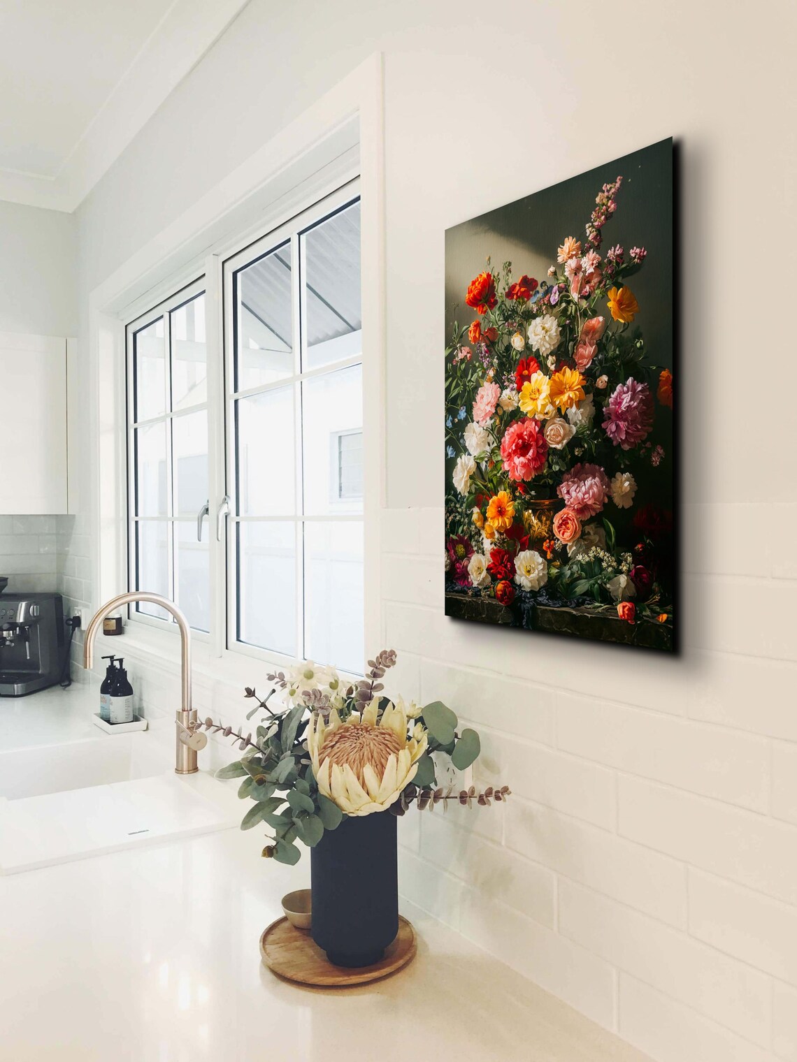 Mid Century Modern Botanical Vase Art Print - Image 4