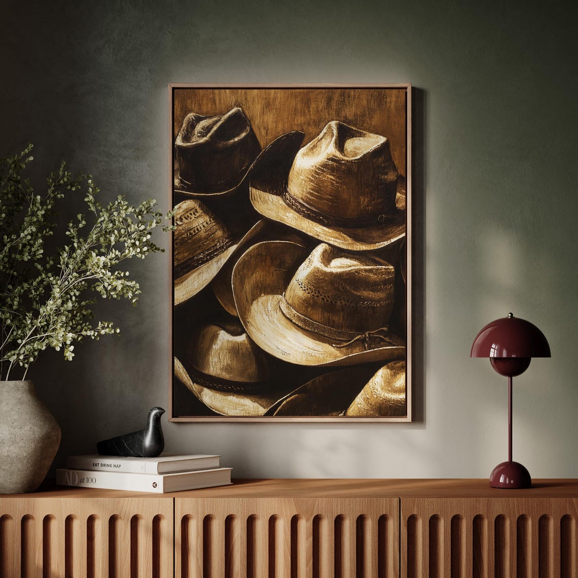 Rustic Cowboy Hats Wall Art Western Decor For Home Or Office - Image 5