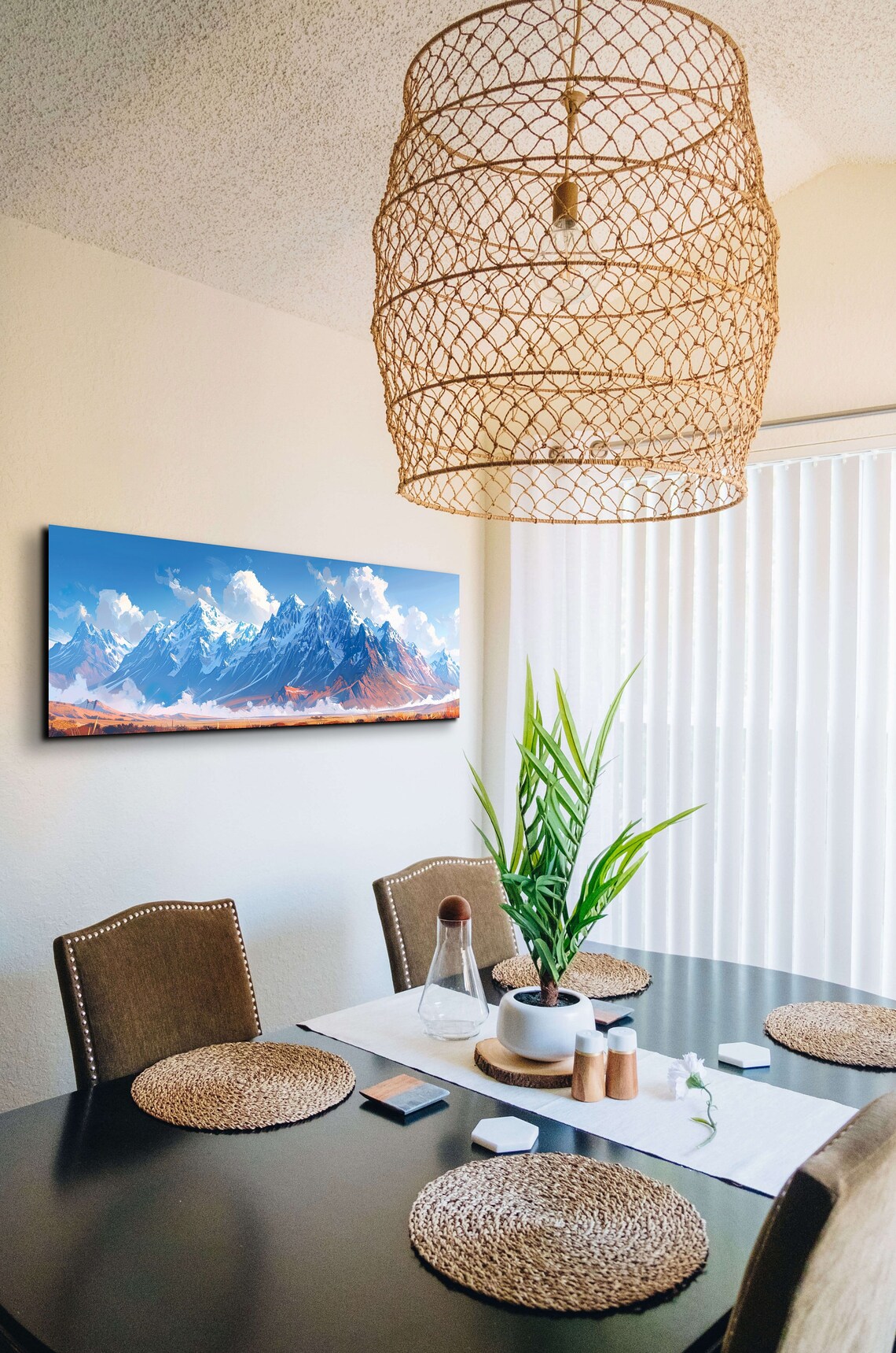 Brooks Mountain Range, Mid Century Modern Panorama - Image 4
