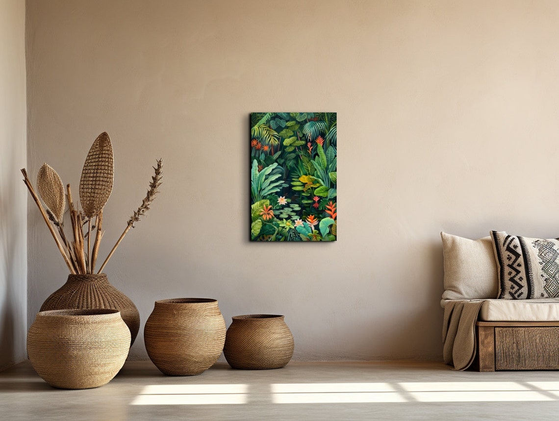 Tropical Jungle Abstract Art Print - Image 6