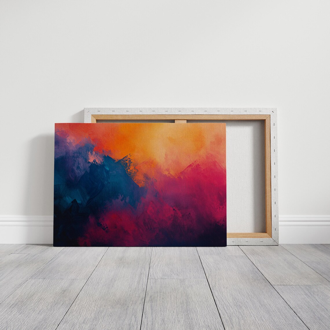 Abstract Sunset Gradient, Modern Home Decor - Image 3