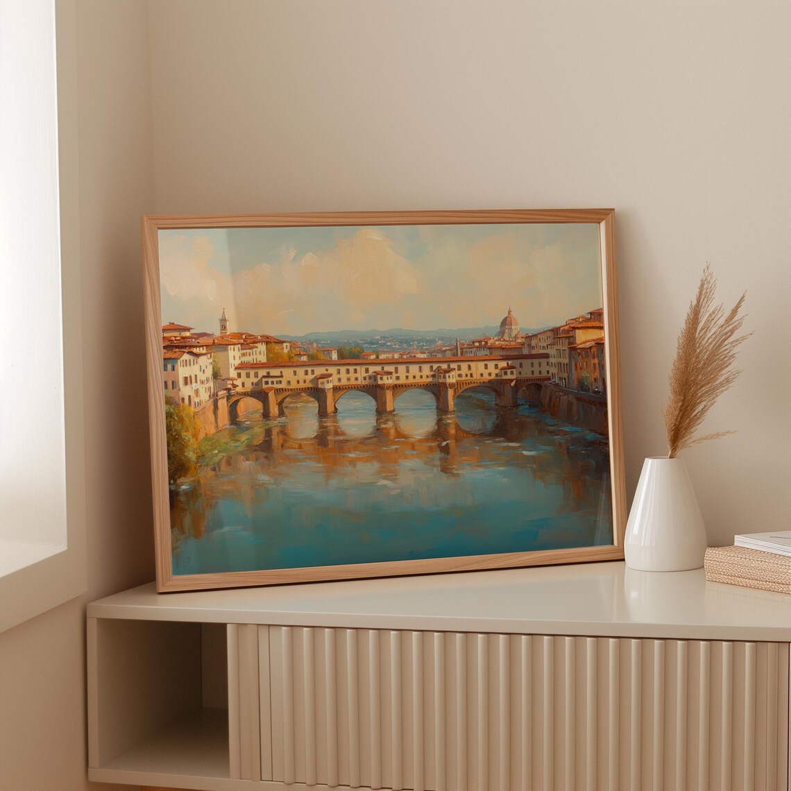 Ponte Vecchio Bridge, Florence Italy Cityscape