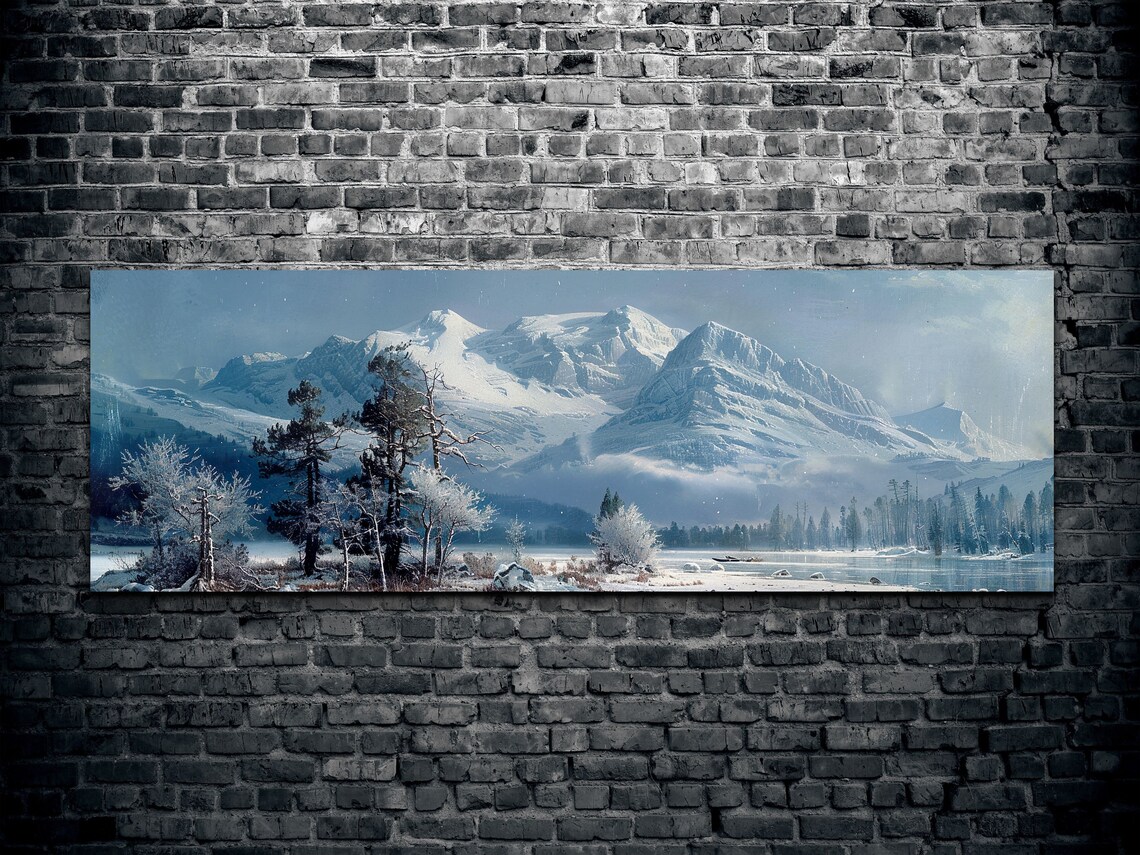 Mount Corcoran, Albert Bierstadt Style Nature Art Print - Image 2