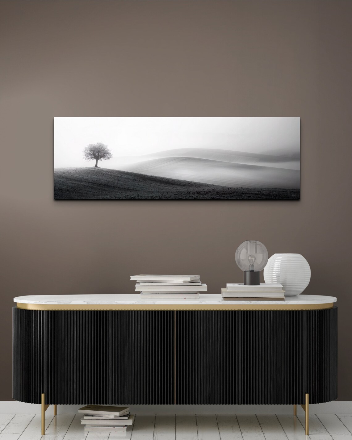 Minimalist Lone Tree Art Print, Nature Decor