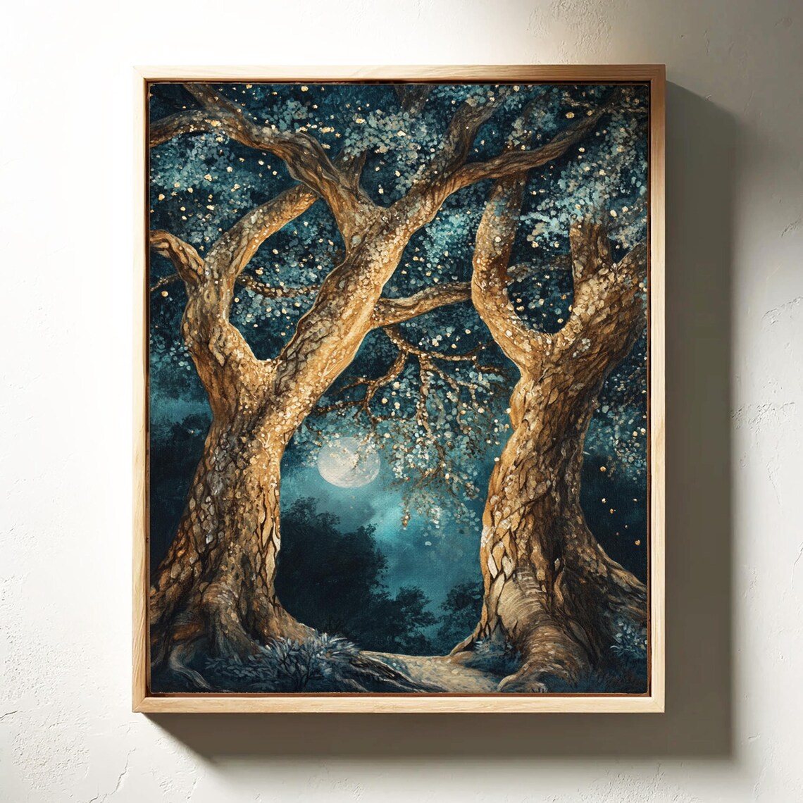 Majestic Enchanted Trees, Mystical Forest Art Print - Image 7