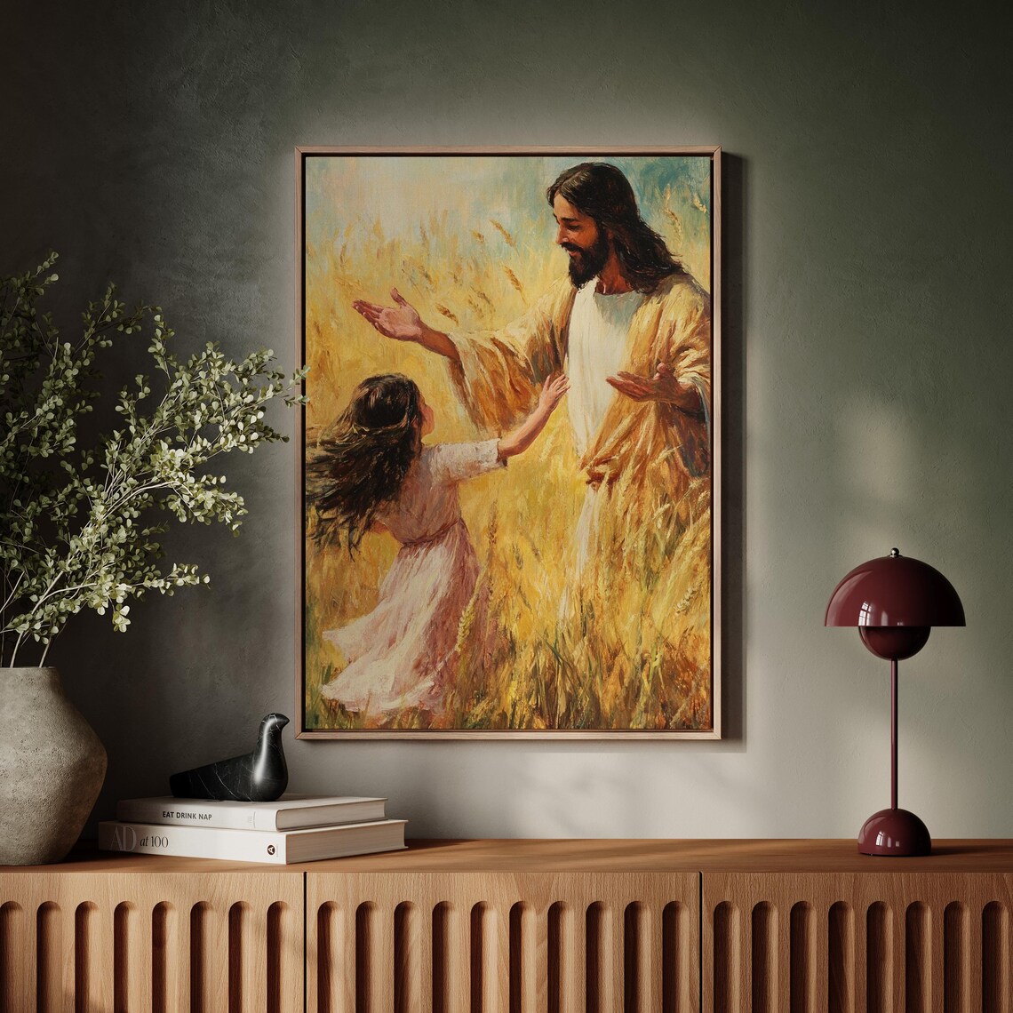 Jesus Welcoming A Child, Christian Faith and Love - Image 3