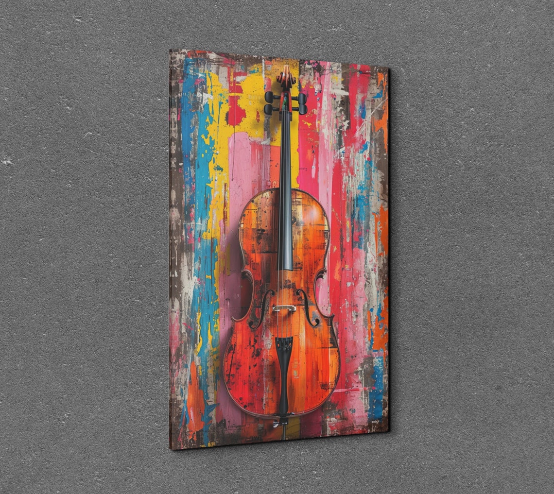 Pop Art Cello Poster - Image 3