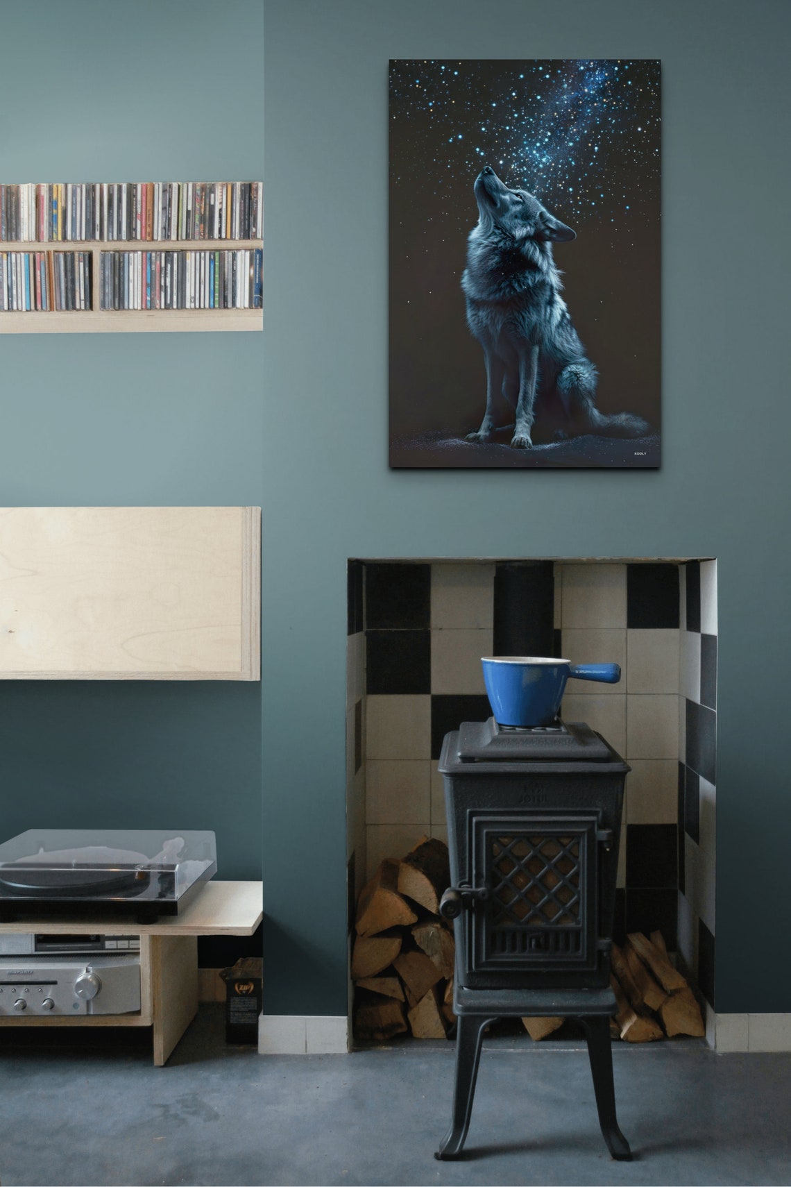 Constellation Wolf Wall Art - Image 7