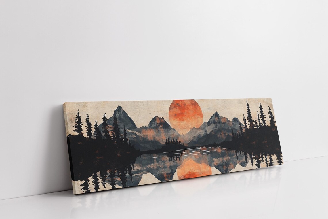 Mount Rainier Sunset Reflection, Scenic Landscape - Image 7