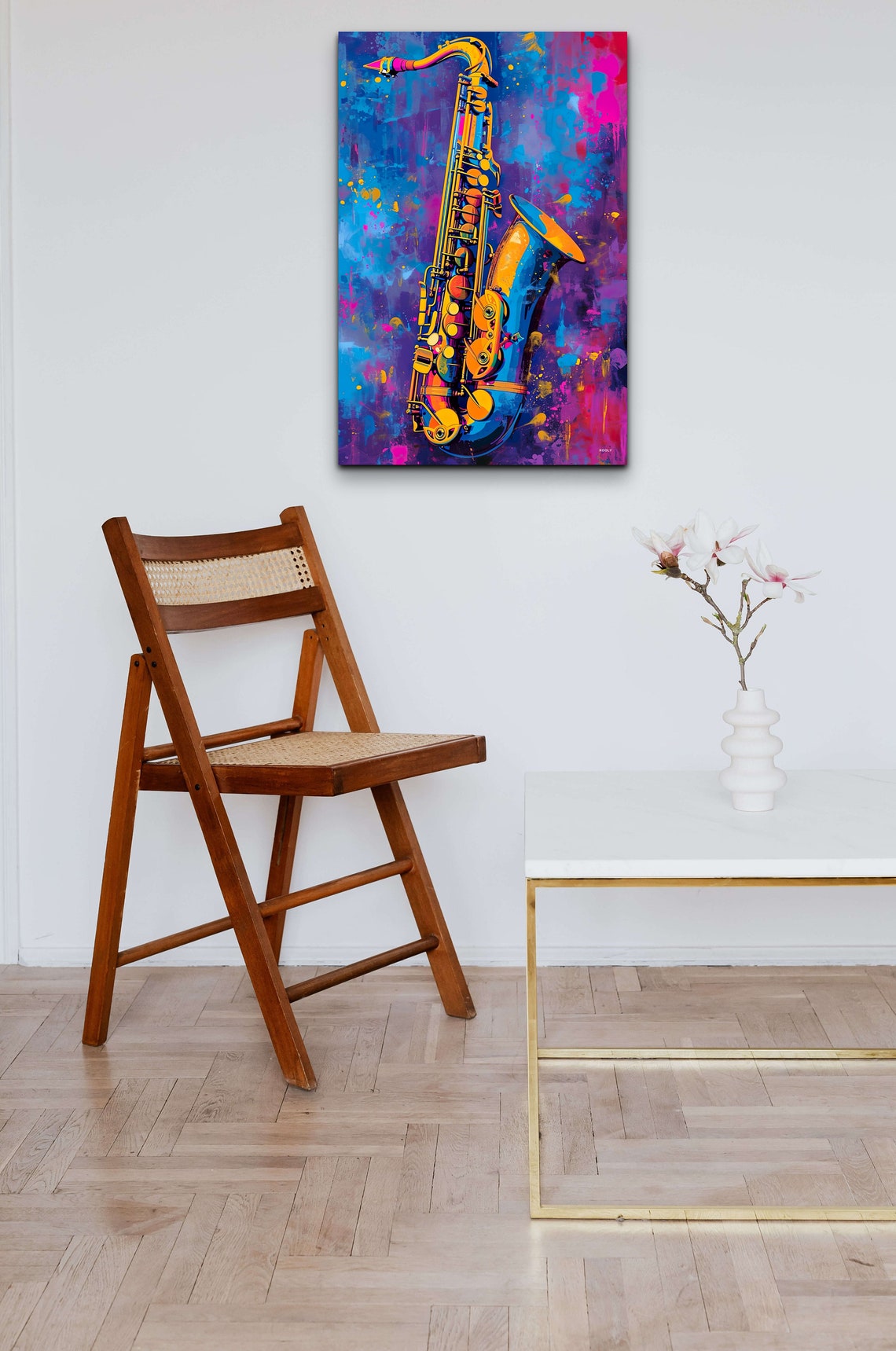 Pop Art Saxophone Art Print - Image 4