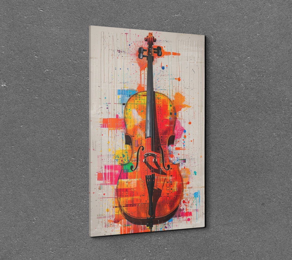 Pop Art Cello Poster - Image 3