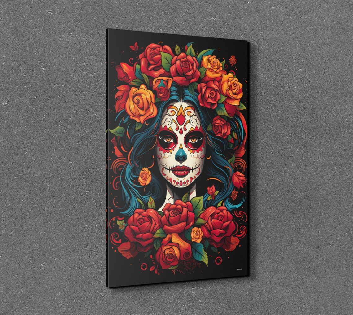 Day Of The Dead Poster, Dia De Los Muertos - Image 7