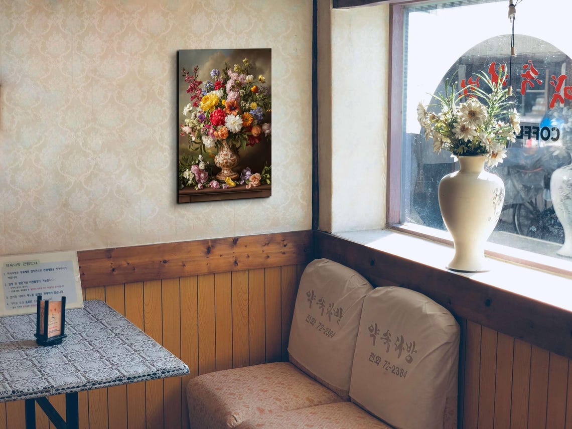 Dutch Style Floral Bouquet Ornate Vase Classic Still Life Poster - Image 7