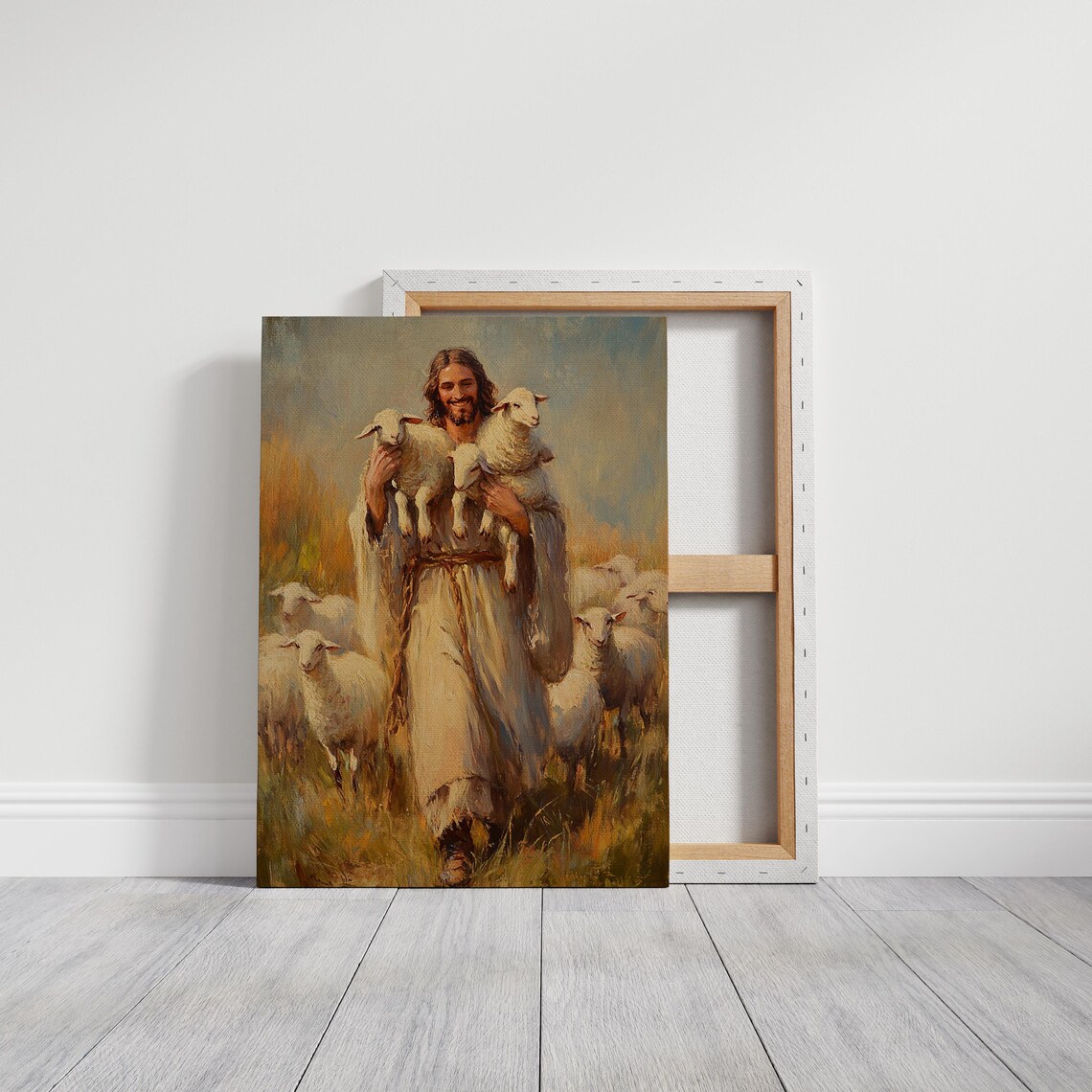 Jesus The Good Shepherd, Inspirational Christian Art - Image 5