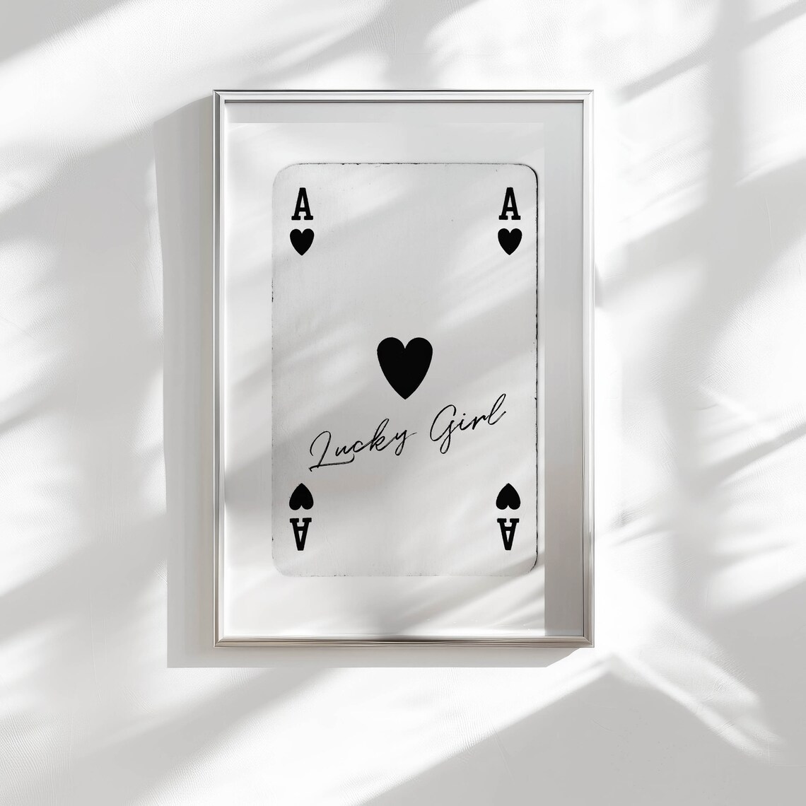 Lucky Girl Syndrome Ace Of Hearts Poster - Image 2